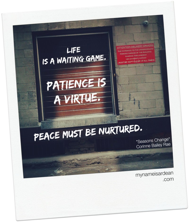 Life is a waiting game