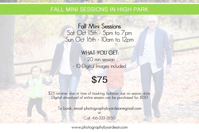 Toronto Family Photographer Ardean Peters